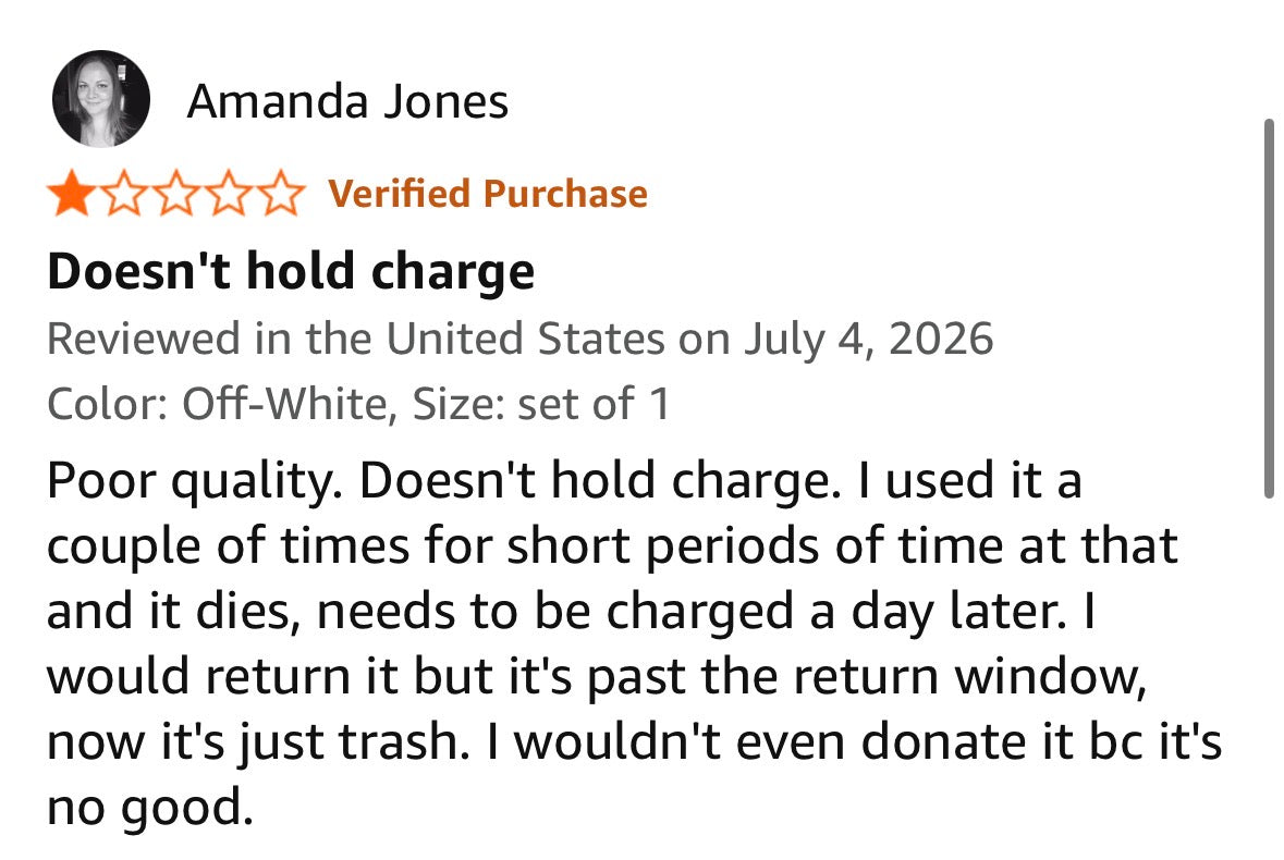 Amazon review screenshot 1